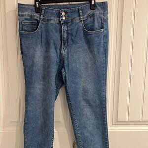 Kraus Women's Mid-Rise Skinny Jeans - Size 14